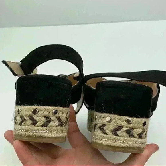 A new day sandals 9.5 black flatforms Espadrilles - Picture 9 of 14